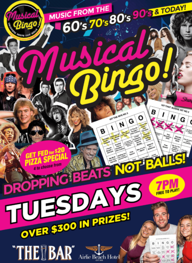 musical bingo poster